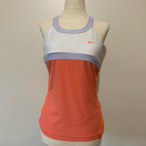 Nike Fit Dry Orange Tank Top - Picture 2 of 5